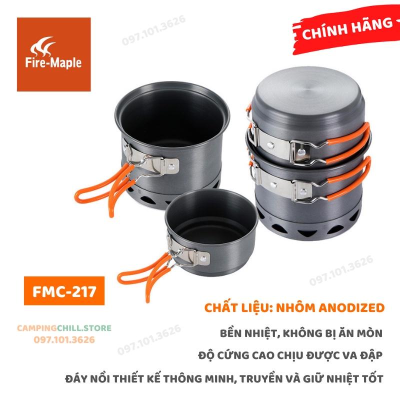 BỘ NỒI DÃ NGOẠI, CẮM TRẠI 2IN1 FIRE MAPLE FMC-217