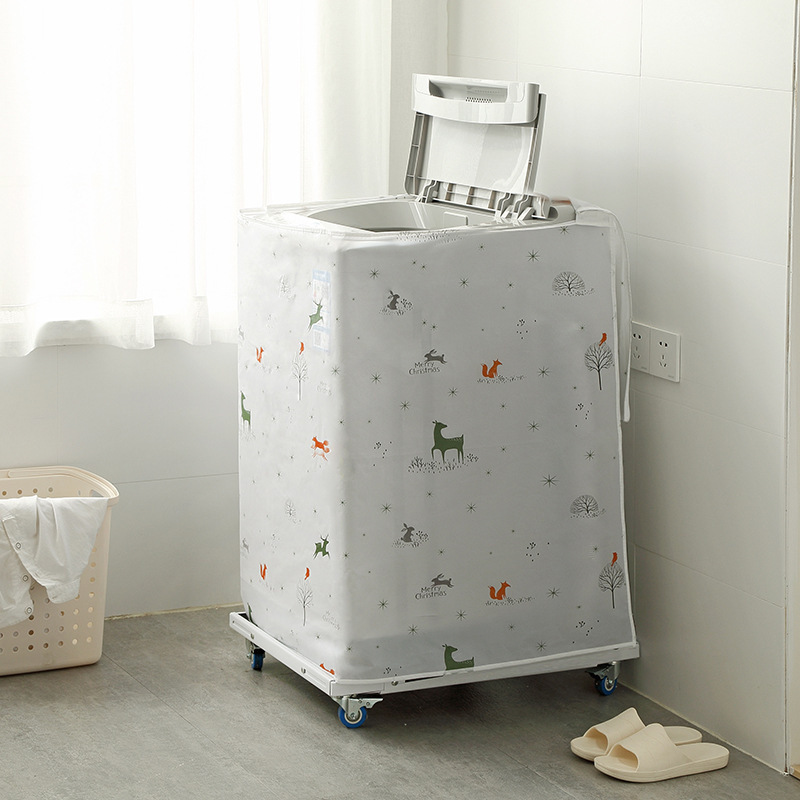 Bọc máy giặt nhựa PP bảo vệ máy giặt chống nước nhựa PP không bám bụi máy cửa đứng cửa ngang <= 10kg