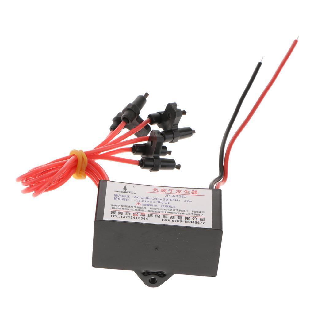AC 220V Air Ionizer Ioniser Airborne Anion Generator 6Head