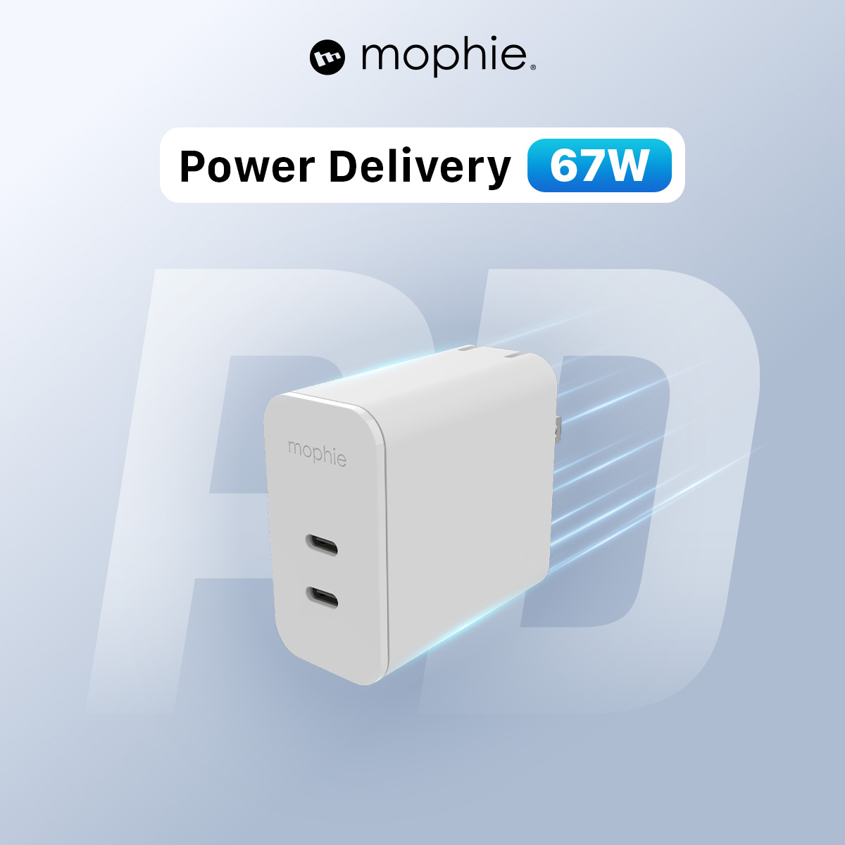 Sạc nhanh Mophie Power Delivery 67W GaN