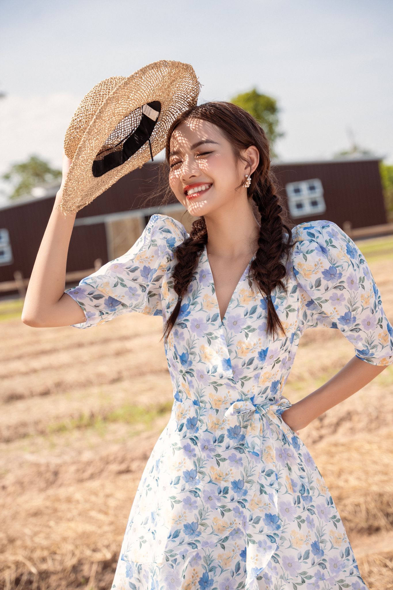 OLV - Đầm Charme Wrap Side Dress