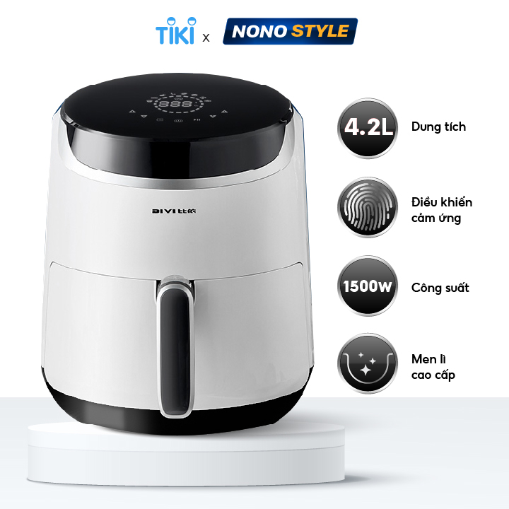 Nồi Chiên Không Dầu BIYI AF69A - Hàng Chính Hãng