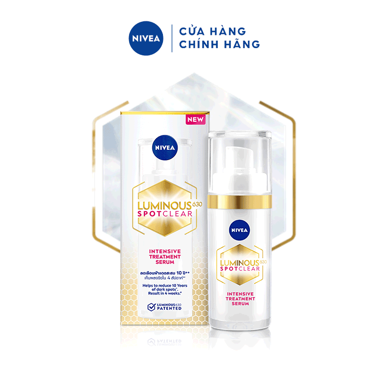 Tinh Chất Chuyên Sâu NIVEA LUMINOUS 630 Giúp Làm Mờ Đốm Nâu | Ngăn Ngừa Thâm Nám  - 86580