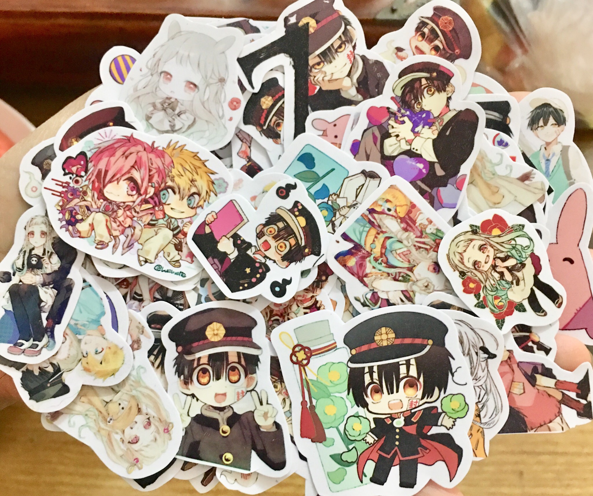 Ảnh sticker Jibaku Shounen Hanako-kun - combo 30 cái
