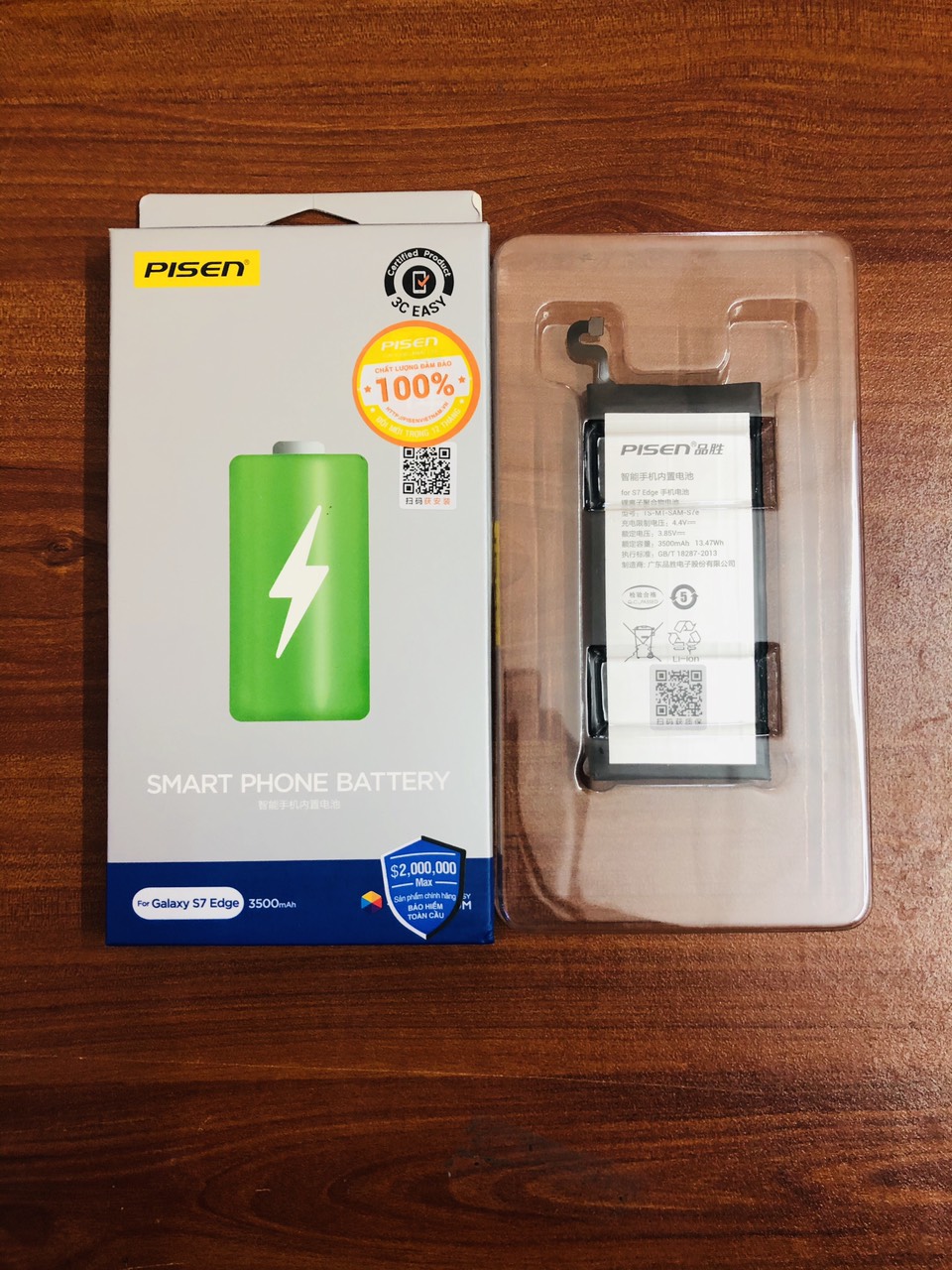 Pin điện thoại dành cho Sam Sung S7Edge  TS-MT-SAMS7E ( 3.85V , 3500mAh) _Hàng chính hãng