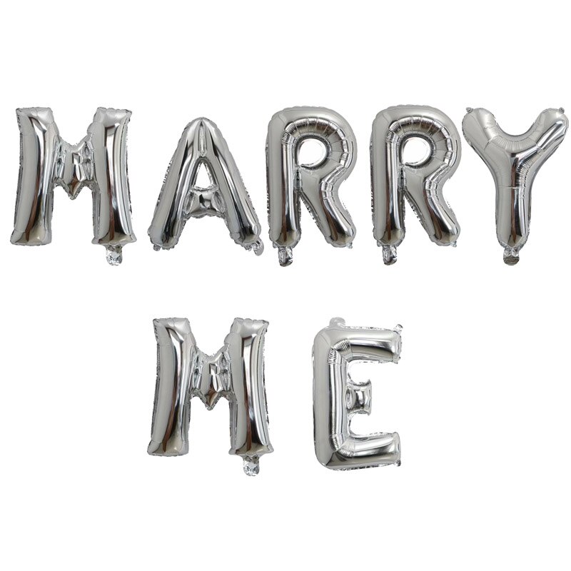 Bộ bong bóng trang trí cầu hôn proposal balloon set hpni18