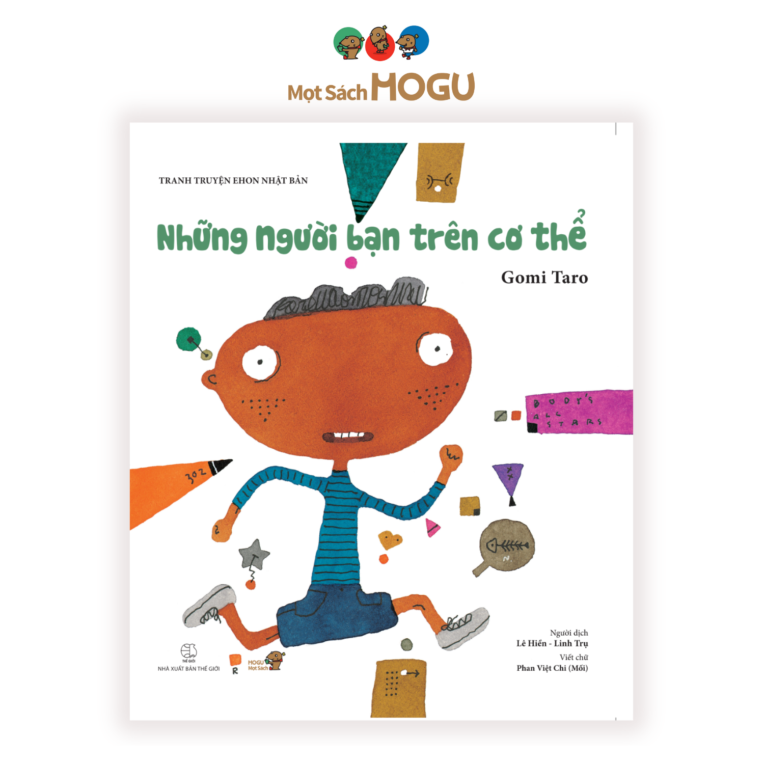 Ehon - Phát Triển Sáng Tạo - Những Người Bạn Trên Cơ Thể - 3 - 6 Tuổi