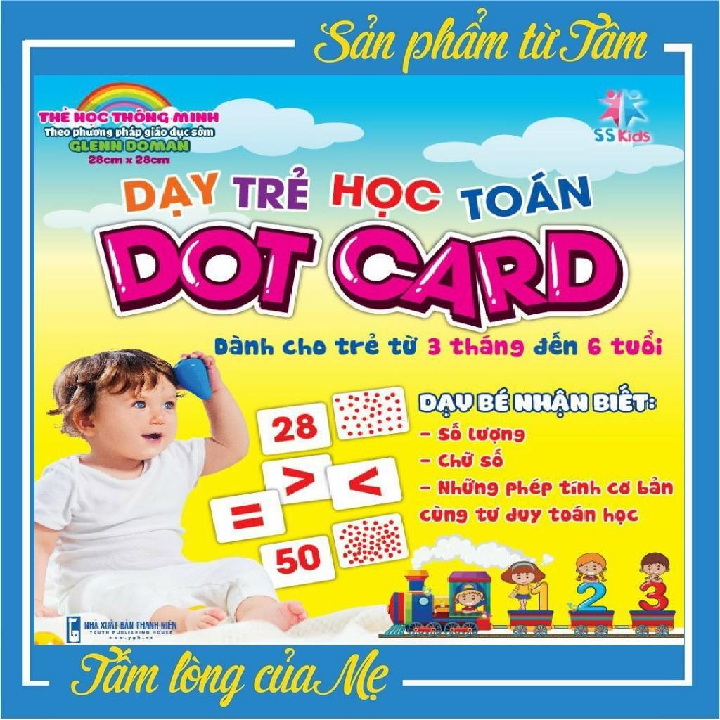 Bộ Thẻ Học Toán Dot Car - Thẻ Dot Card thẻ toán học cho bé 3-6 tháng