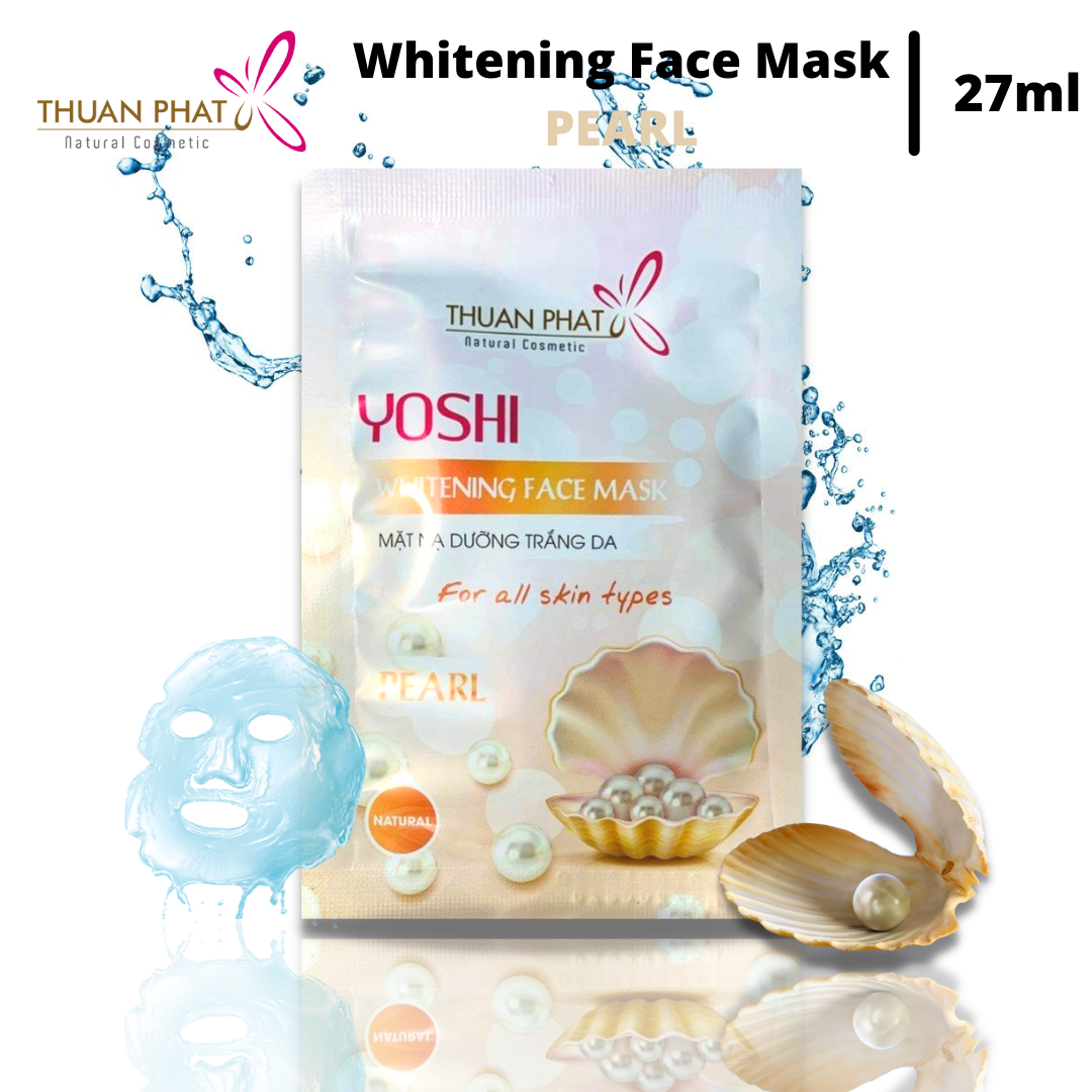 Mặt nạ giấy dưỡng trắng cấp ẩm giảm mụn ha mask THUANPHAT NATURAL COSMETIC