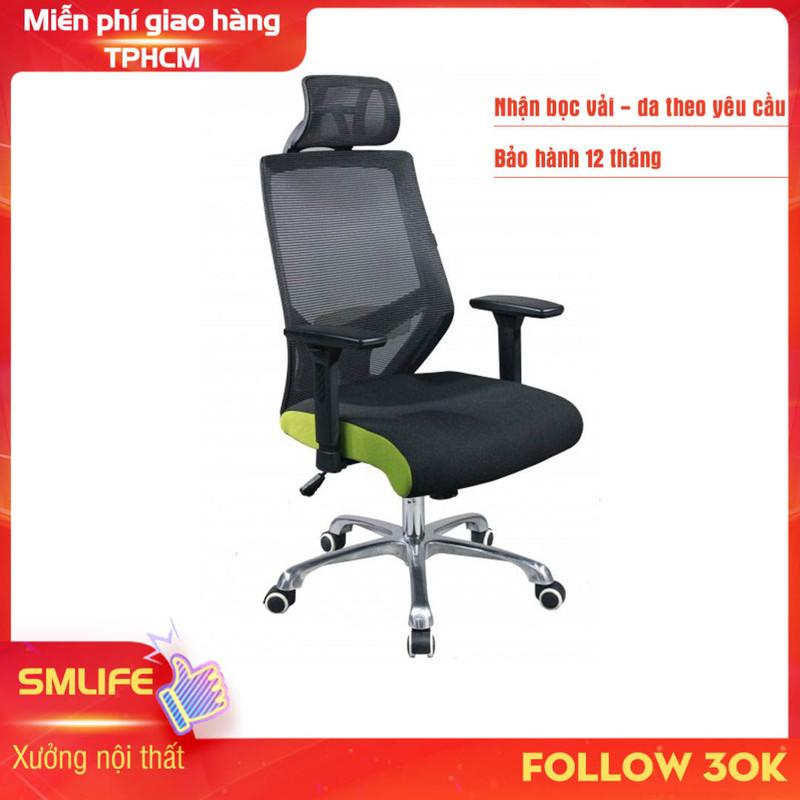 Ghế xoay văn phòng cao cấp có tựa đầu SMLIFE Axel