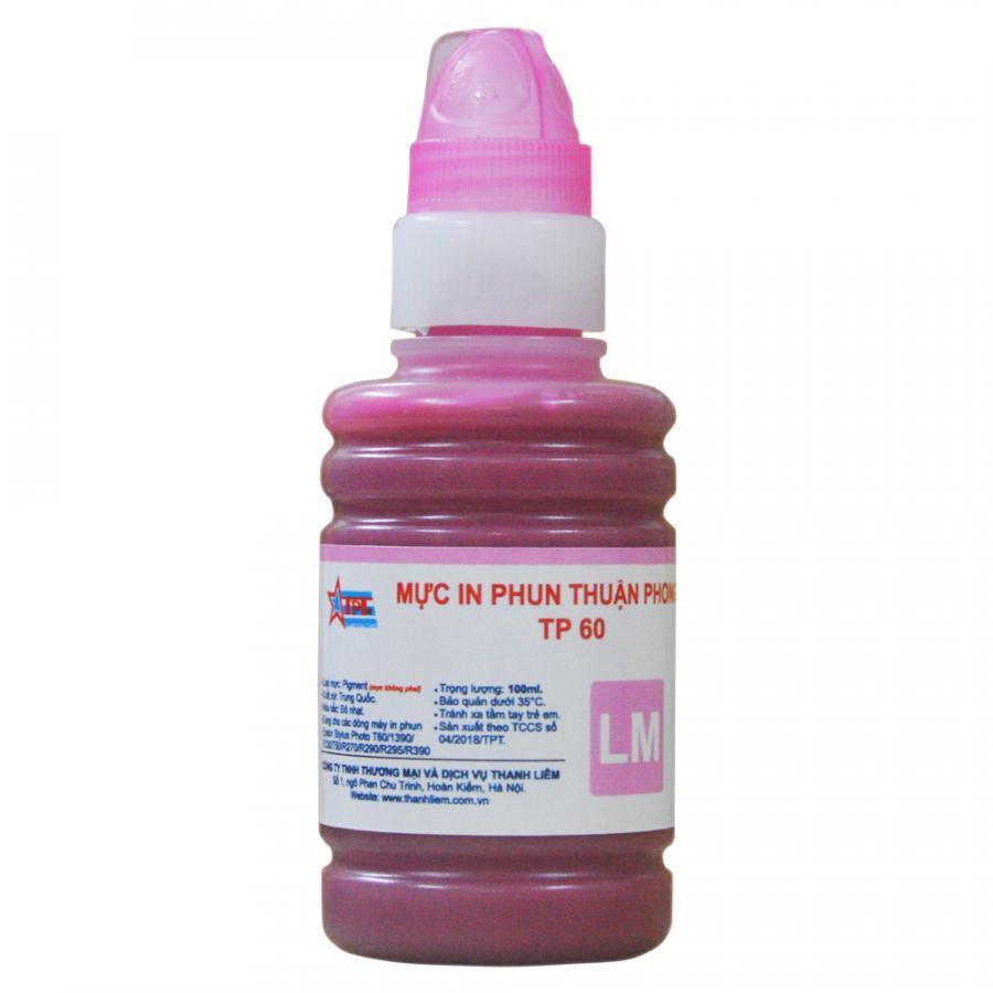 Bộ 6 Màu Mực in phun Thuận Phong PIGMENT TP60 (100ml) dùng cho máy in phun Epson - Hàng Chính Hãng