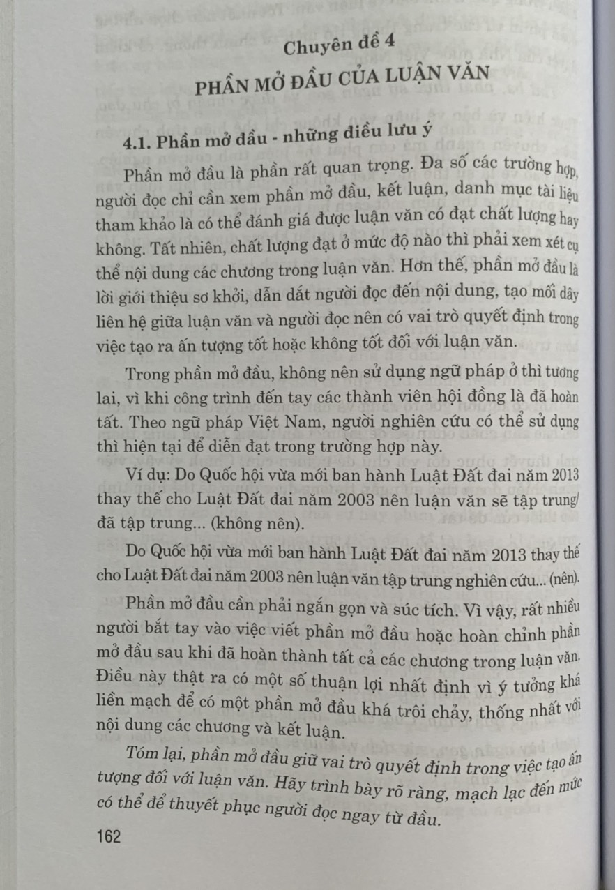 Để Hoàn Thành Tốt Luận Văn Ngành Luật (tái bản lần thứ tư, có sửa chữa, bổ sung)