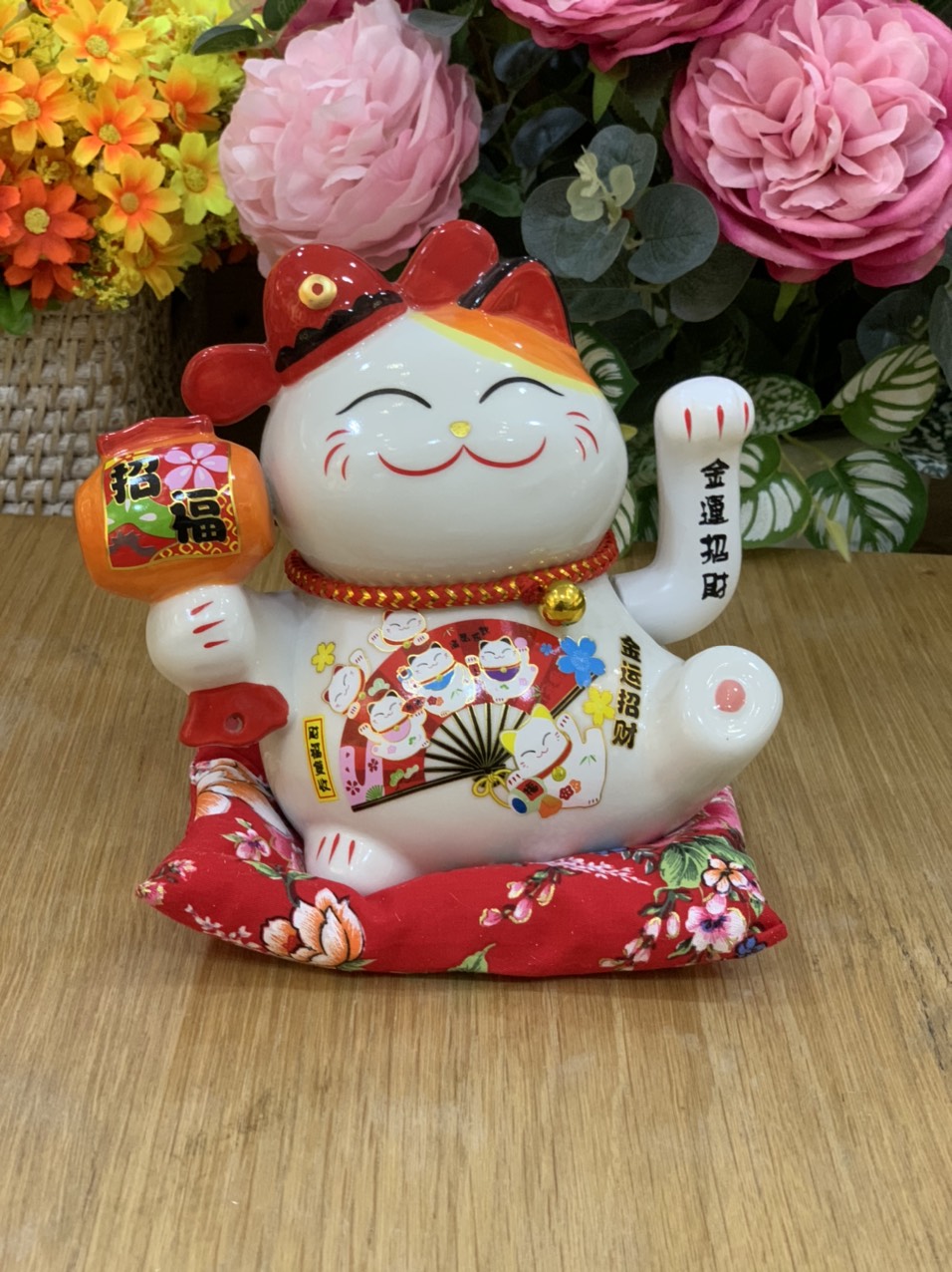 Mèo sứ may mắn - Maneki Neco - 6''