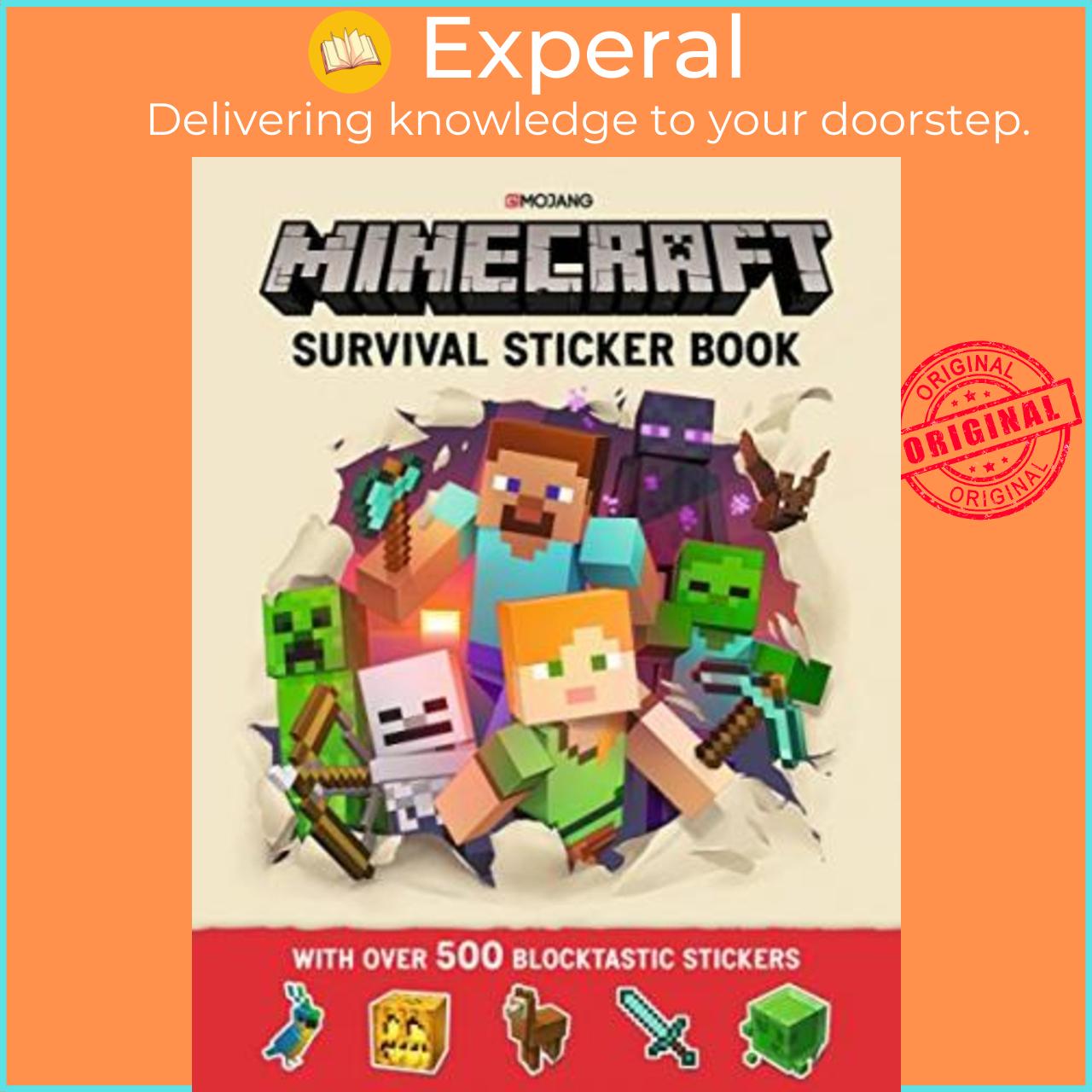 Sách - Minecraft Survival Sticker Book : An Official Minecraft Book from Mojang by Mojang AB (UK edition, paperback)
