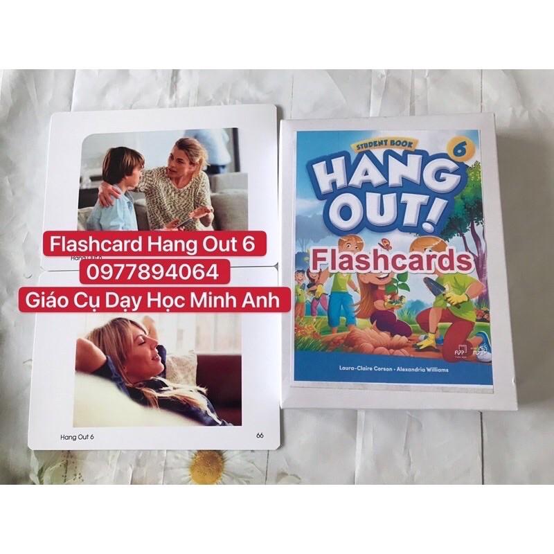 Flashcard Giáo Trình Tiếng Anh Hang Out Level stater -1-2-3-4-5-6 ép plastic bền đẹp