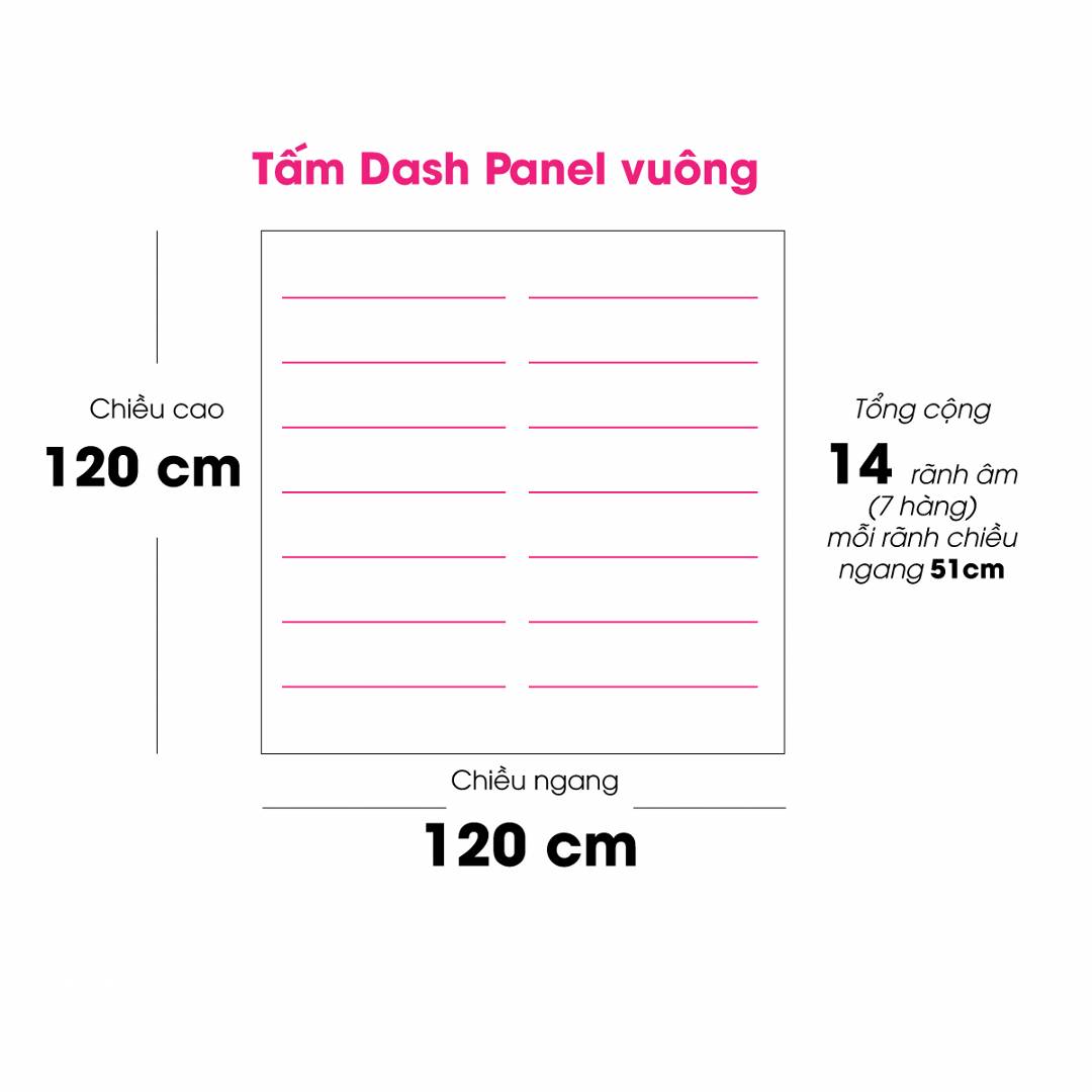 Tấm gỗ xẻ rãnh SMLIFE Dash Panel | Gỗ MDF dày 17mm chống ẩm