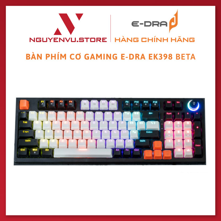 Bàn Phím Cơ E - Dra Ek398 Beta E - Dra Ek398 Alpha - Hàng Chính Hãng - Beta - Blue