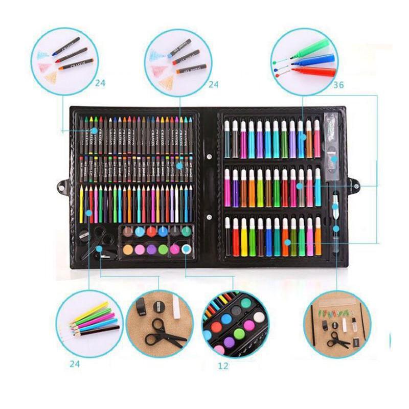 BỘ CHÌ TÔ MÀU 150 CHI TIẾT CHO BÉ