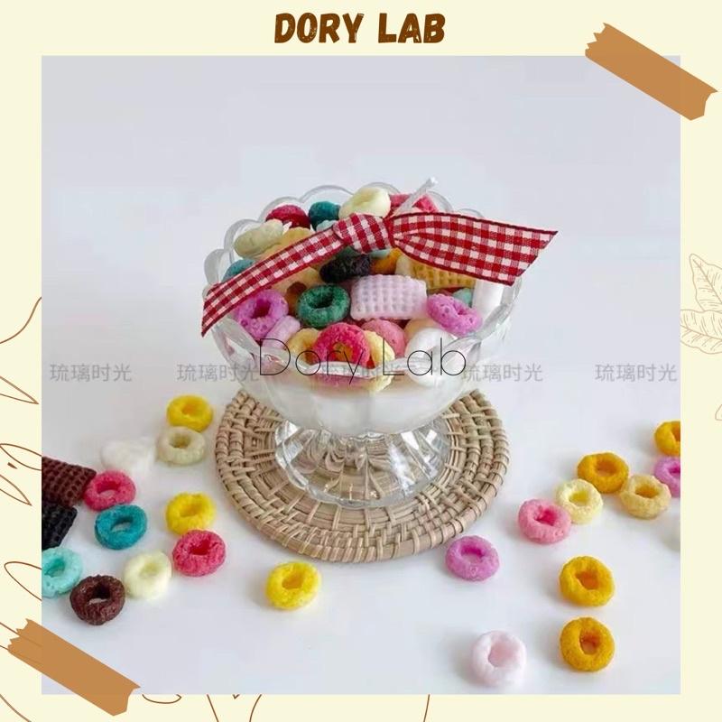 Nến Thơm Ly Kem Kẹo Vòng Màu Sắc, Phụ Kiện Trang Trí, Quà Tặng - Dory Lab