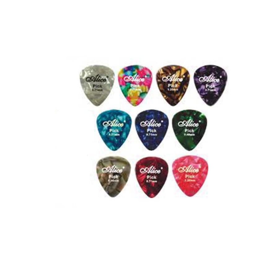 Combo 10 phím (pick) gảy đàn guitar Alice 0.46mm - viethoangphong.com