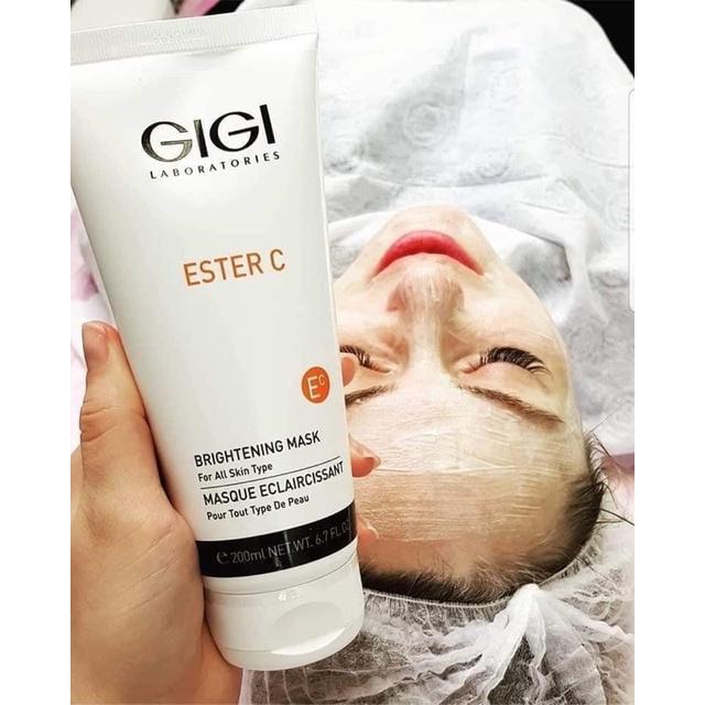 Mặt nạ trắng da GIgi Ester C Brightening Mask GiGi căng mịn da se khít lỗ chân lông cấp ẩm cho da - Hee's Beauty