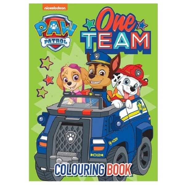 Paw Patrol Blue Colouring