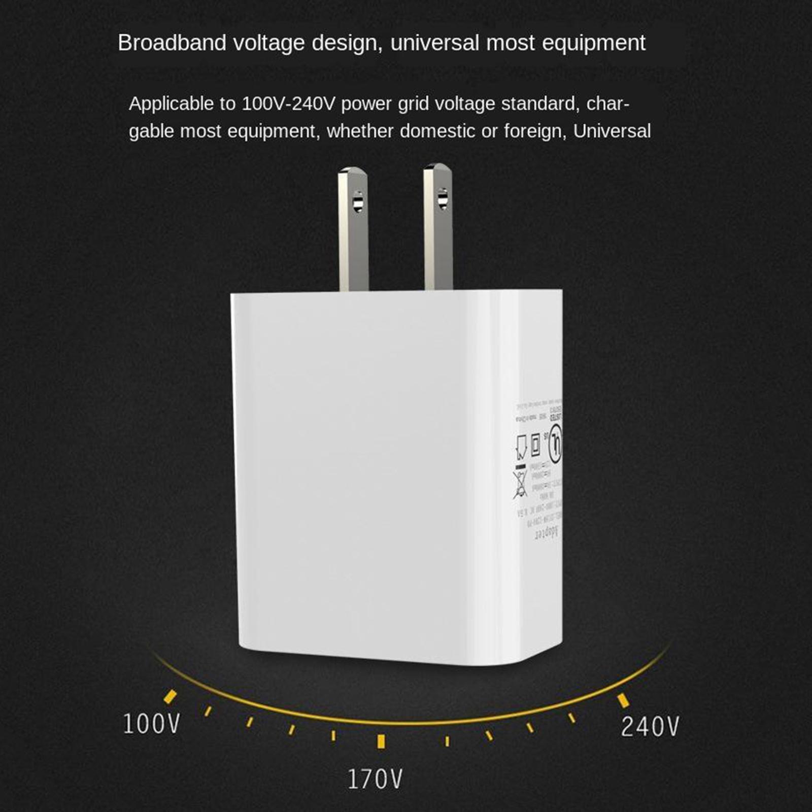 USB Type-C Single Port Charger Block Power Delivery Adapter Power Brick US Plug Safety