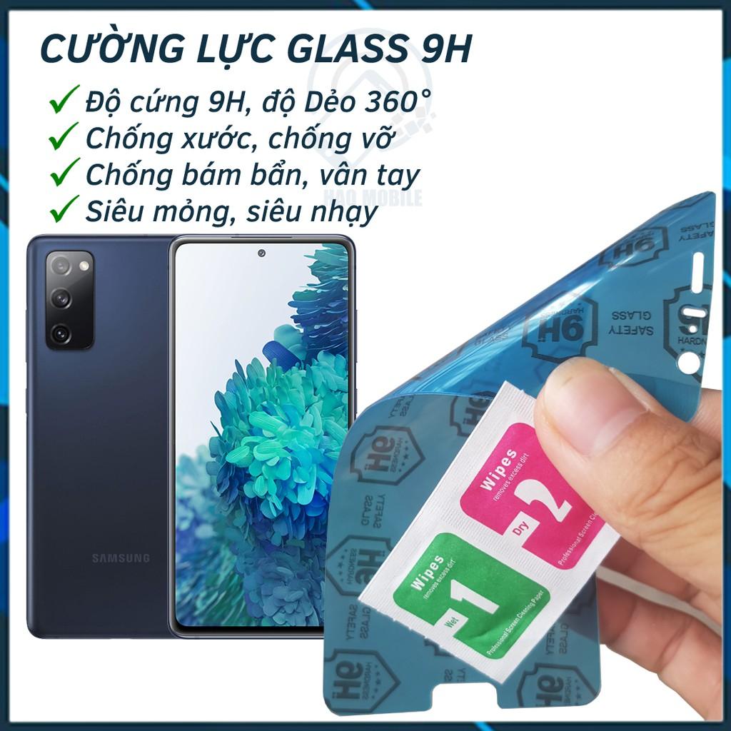 Dán cường lực dẻo nano dành cho Samsung S20 FE - Tặng kèm dán Camera