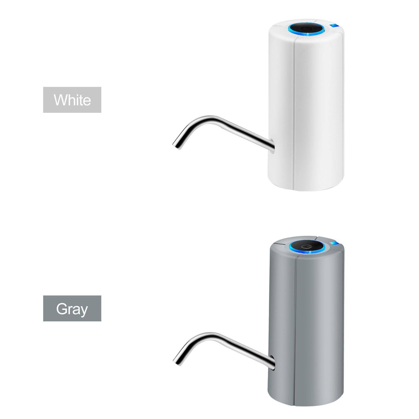 Máy bơm hút bình nước, dạng vòi tự động, chất liệu nhựa ABS bền chắc, sạc USB