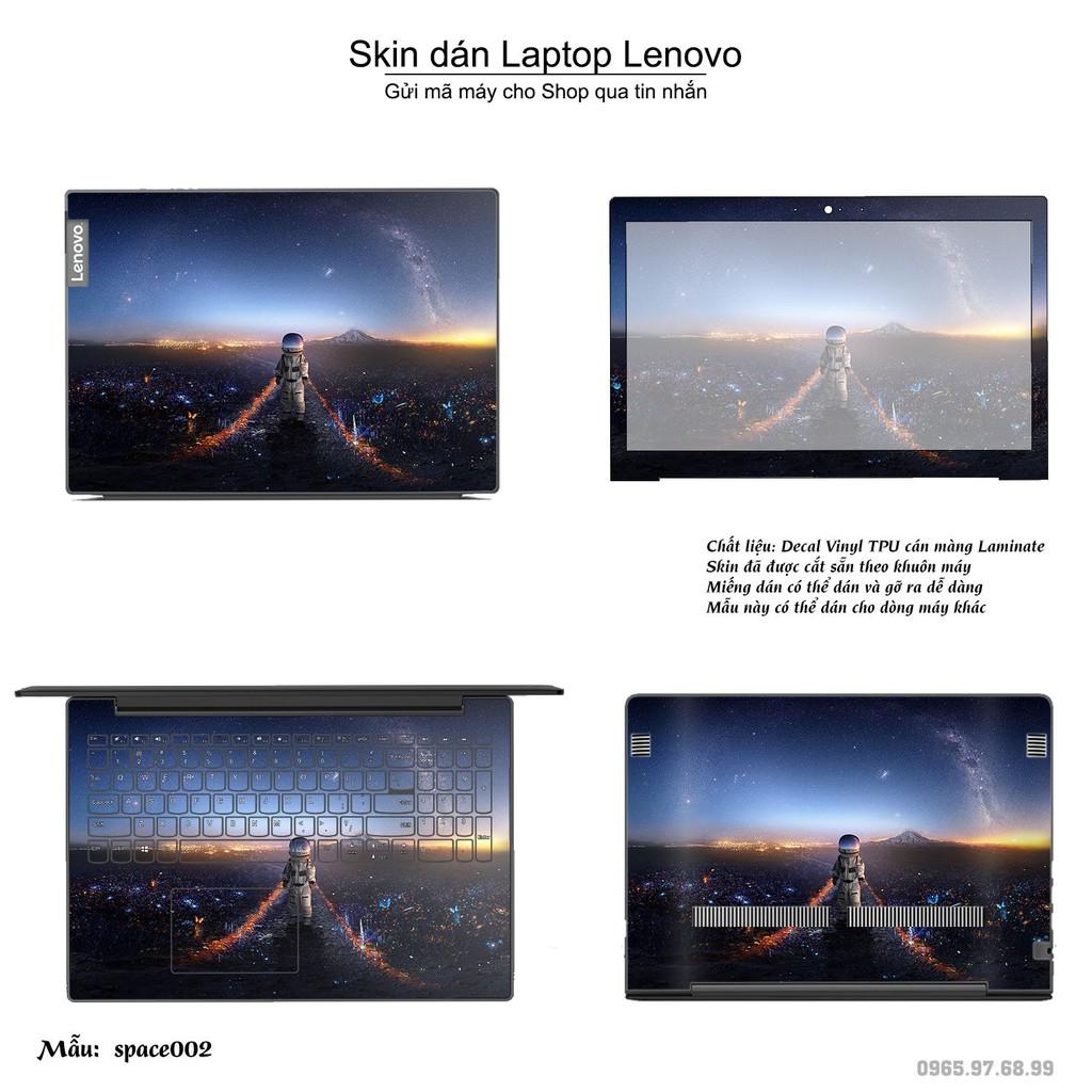 Skin dán Laptop Lenovo in hình không gian (inbox mã máy cho Shop