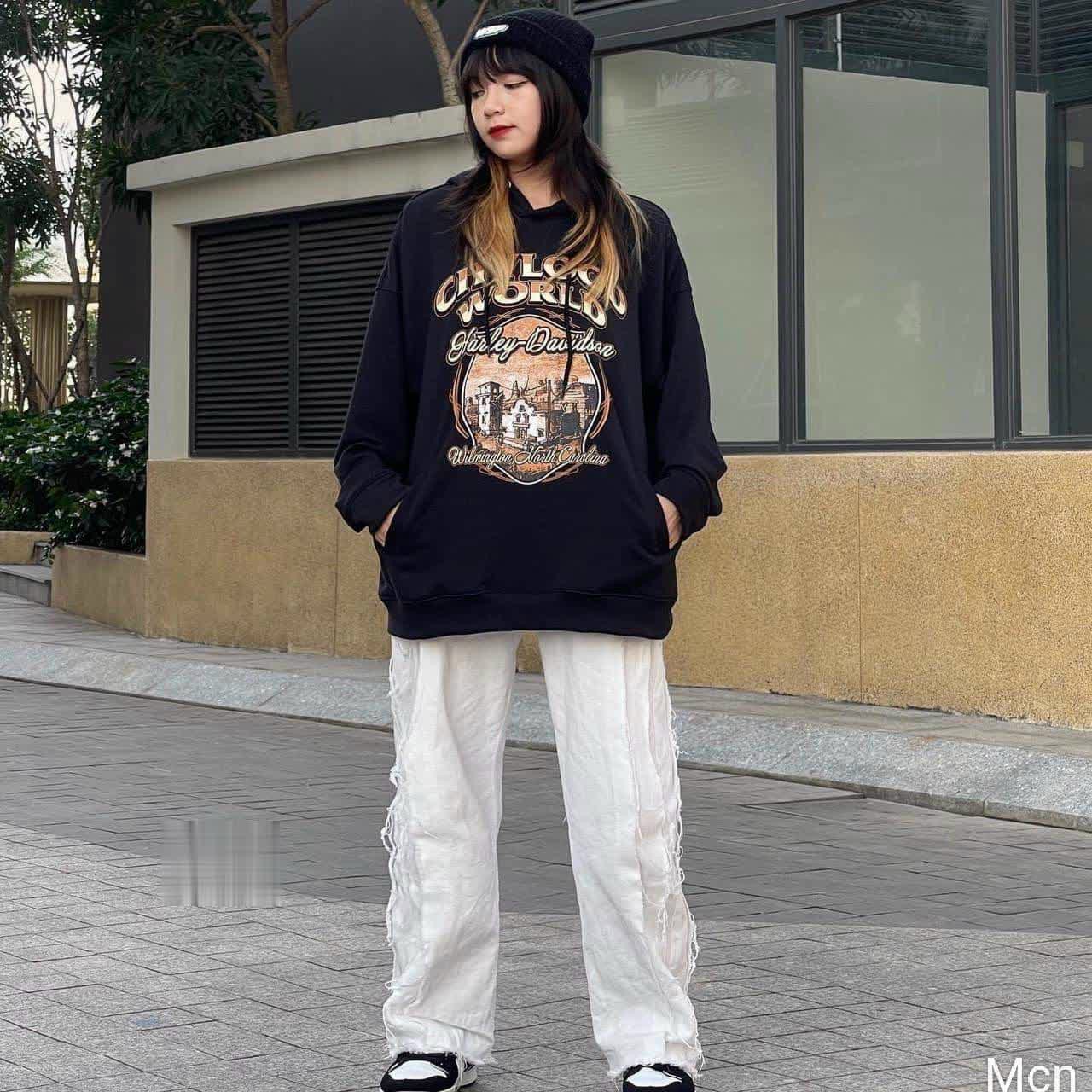 Áo hoodie nỉ chân cua CITYLOCO nam nữ unisex (Ảnh thật/có sẵn), Áo hoodie form rộng unisex CITY LOCO ulzzang phong cách cá tính hàn quốc