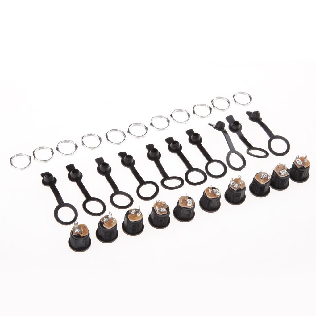 10Pack DC-022 DC Power  Socket DC Connector Adapter Supply  Socket