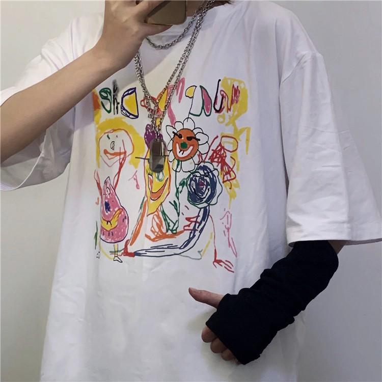 Áo thun form rộng tay lỡ Yinxx, áo phông Unisex ATL86
