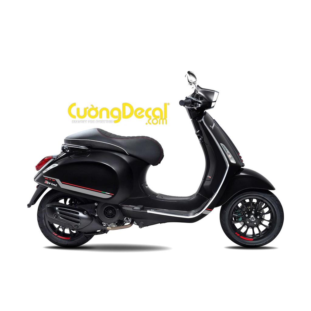 Tem xe Decal Sticker Vespa Sprint Primavera LE 2021