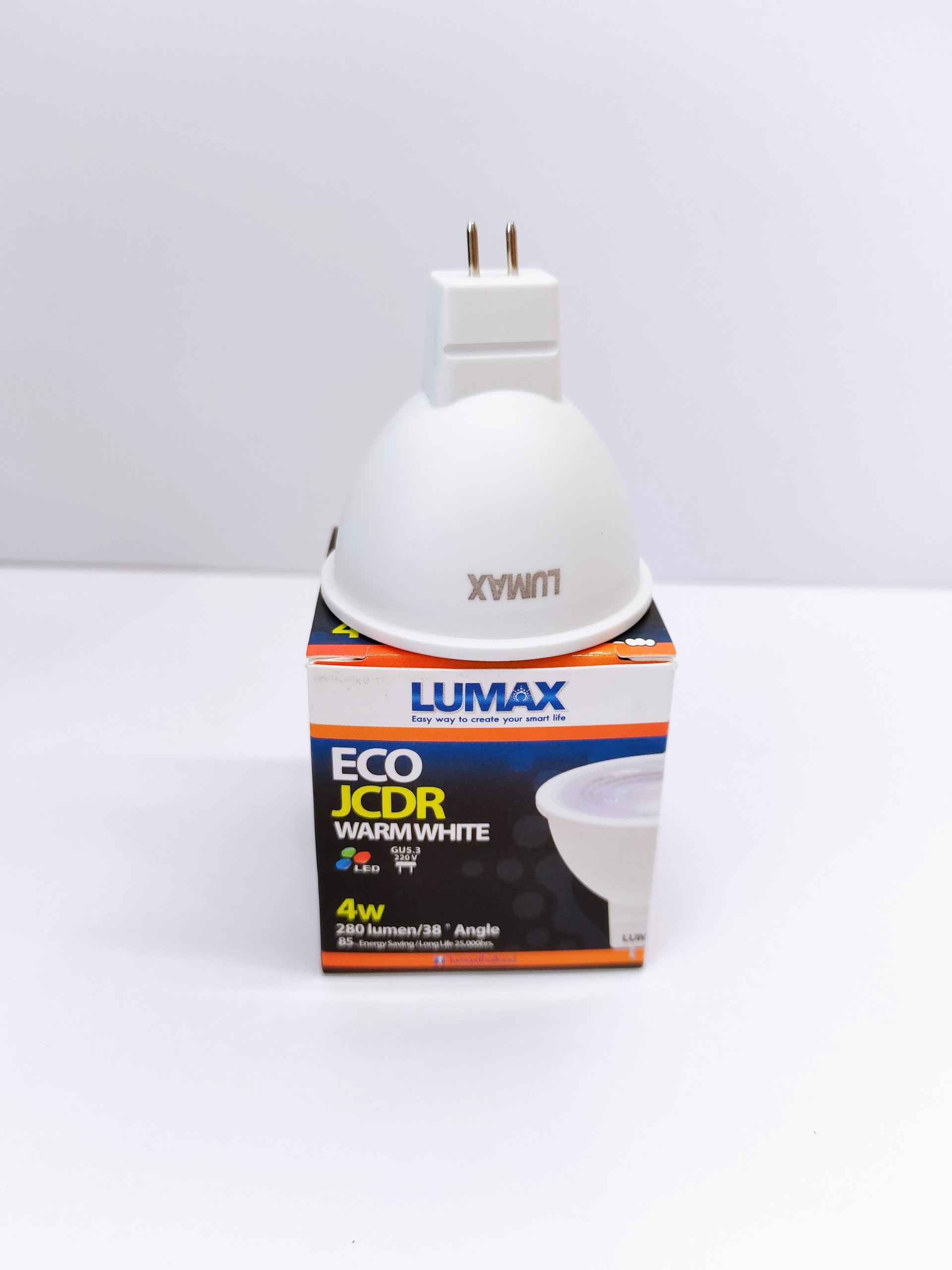 BÓNG ĐÈN LUMAX#ECOJCDR - 4W GU5.3/3000K