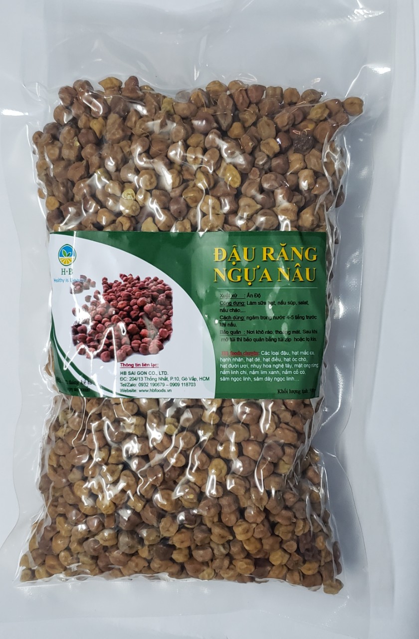 Đậu Răng Ngựa Nâu- Black Chickpeas - Ấn Độ, 500g