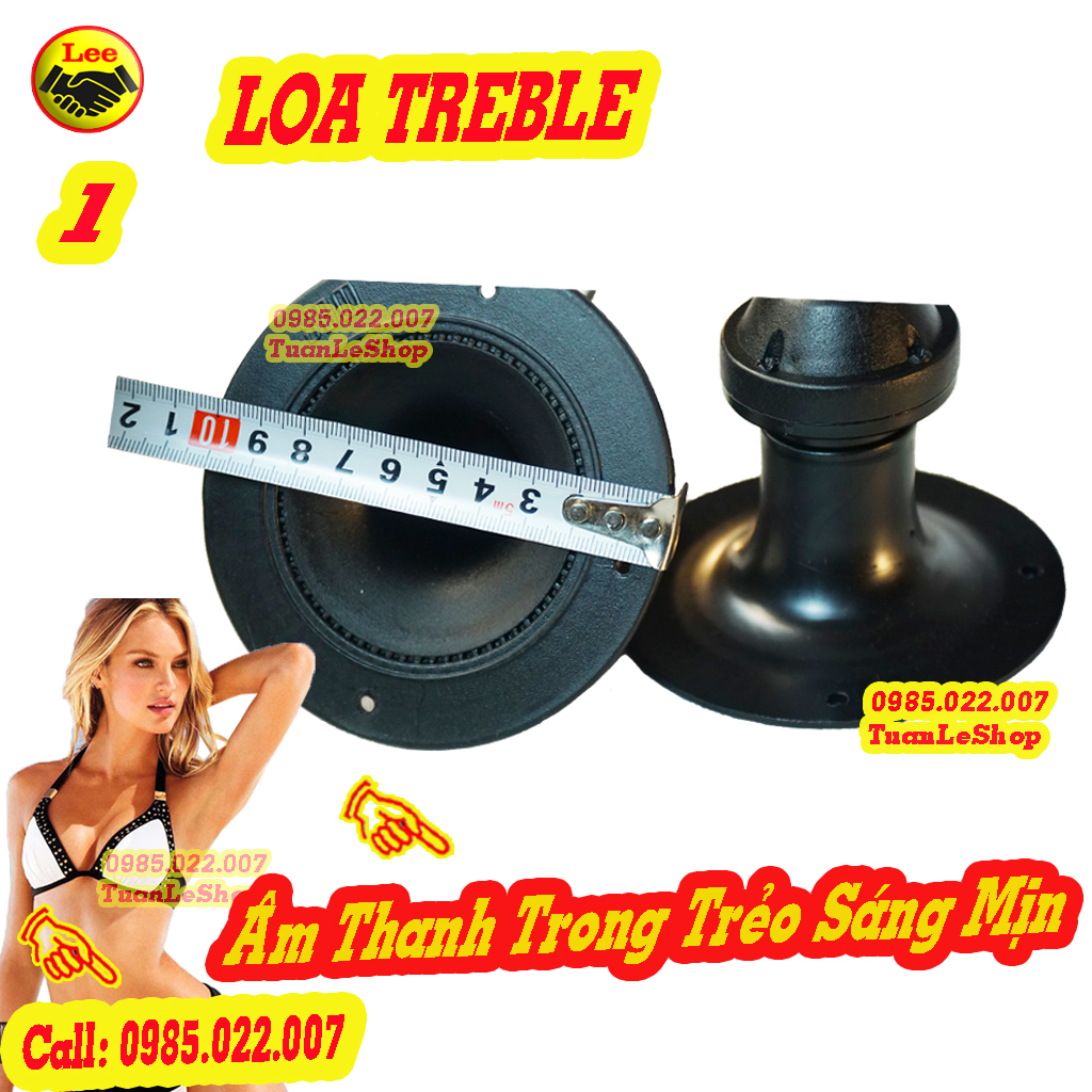 LOA TREBLE 10CM THACH ANH TRÒN LOẠI CÓ SẴN DÂY - GIÁ 01 CẶP LOA