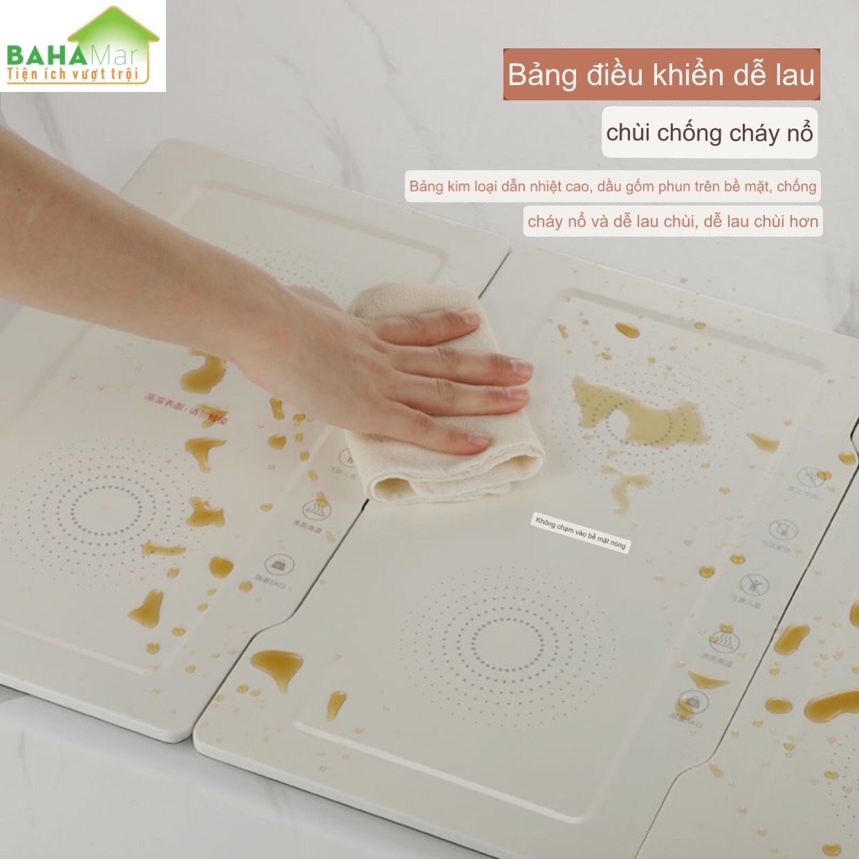 MÂM GIỮ NHIỆT THÔNG MINH HÂM NÓNG MÓN ĂN "BAHAMAR" giữ nhiệt đa năng dùng phù hợp mọi chất liệu nồi, bát, đĩa, thích hợp với nhiều loại nồi đáy phẳng chịu nhiệt cao