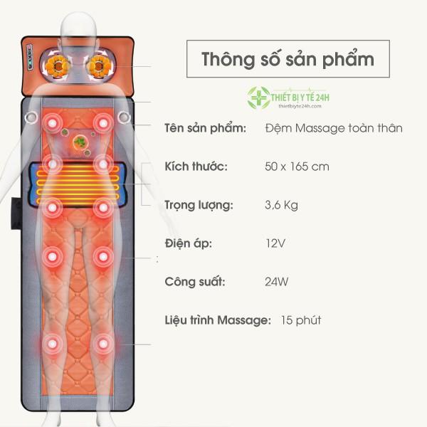 Đệm massage toàn thân cao cấp**