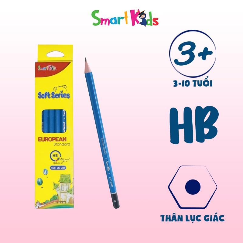 CHÌ THÂN GỖ ĐỎ, NHÚNG DẦU SK-091 SMARTKIDS ( 12 CÂY/HỘP), dành cho học sinh, sinh viên. Gỗ mềm, dễ chuốt.