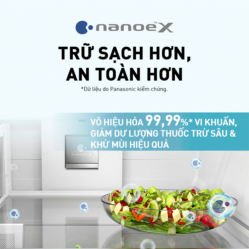 [GIAO TOÀN QUỐC] Tủ lạnh Panasonic dòng cao cấp 2 cánh NR-BW530XMMV 500L - Cảm biến thông minh - Vòi lấy nước ngoài tiện lợi  - Chức năng làm đá tự động - Hàng chính hãng