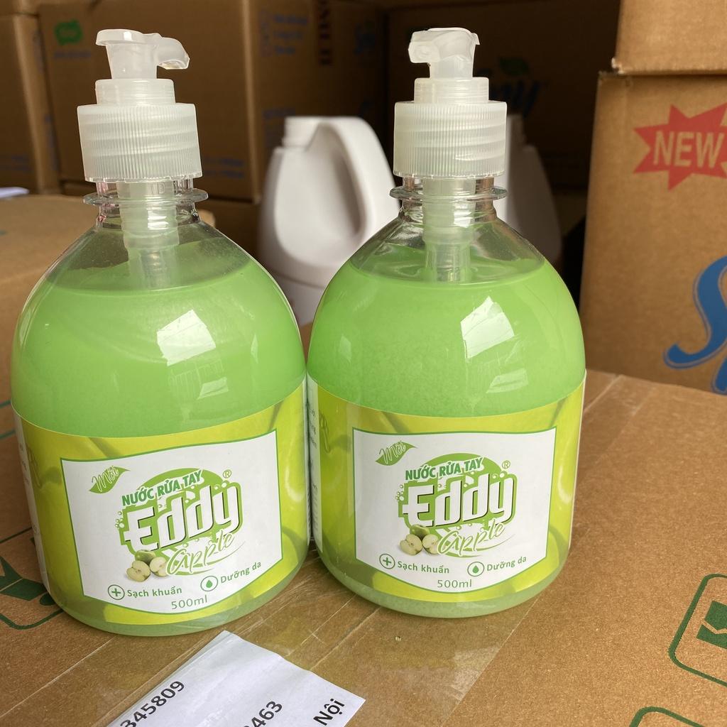 Nước rửa tay EDDY hương Táo 500ml sạch khuẩn dưỡng da hương thơm tự nhiên