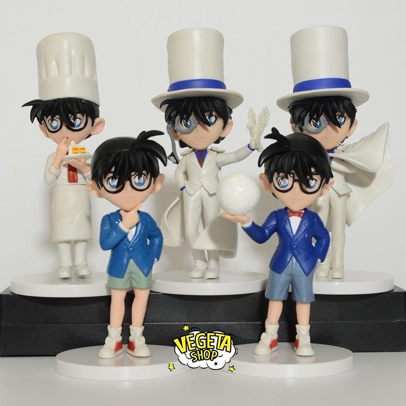 Mô hình Conan - Mô hình Kaito Kid Magic Kaito - Shinichi Kudo Edogawa Conan - Đế trắng bán lẻ tùy chọn mẫu - Cao 9~13cm