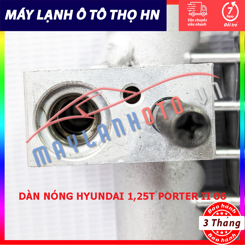 Dàn  nóng Hyundai 1,25T Porter 2 đời 2006 Hàng xịn Hàn Quốc