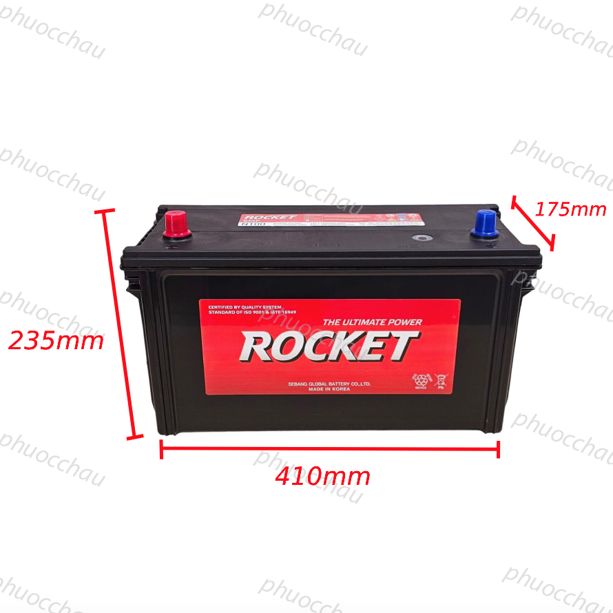 Ắc Quy ROCKET SMF N100 (12V-100Ah)