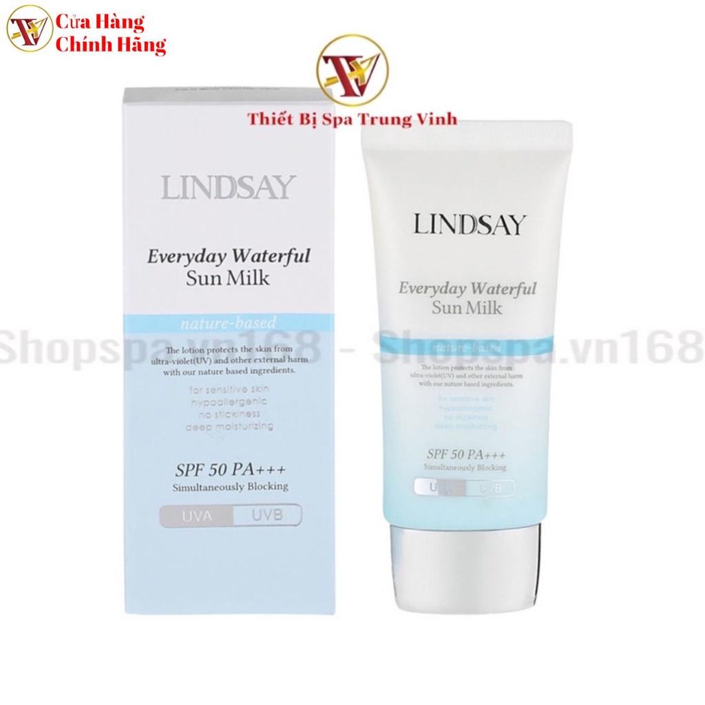 Kem chống nắng Lindsay Everyday Waterful Sun milk Hàn Quốc dùng trong Spa,Thẩm mỹ viện