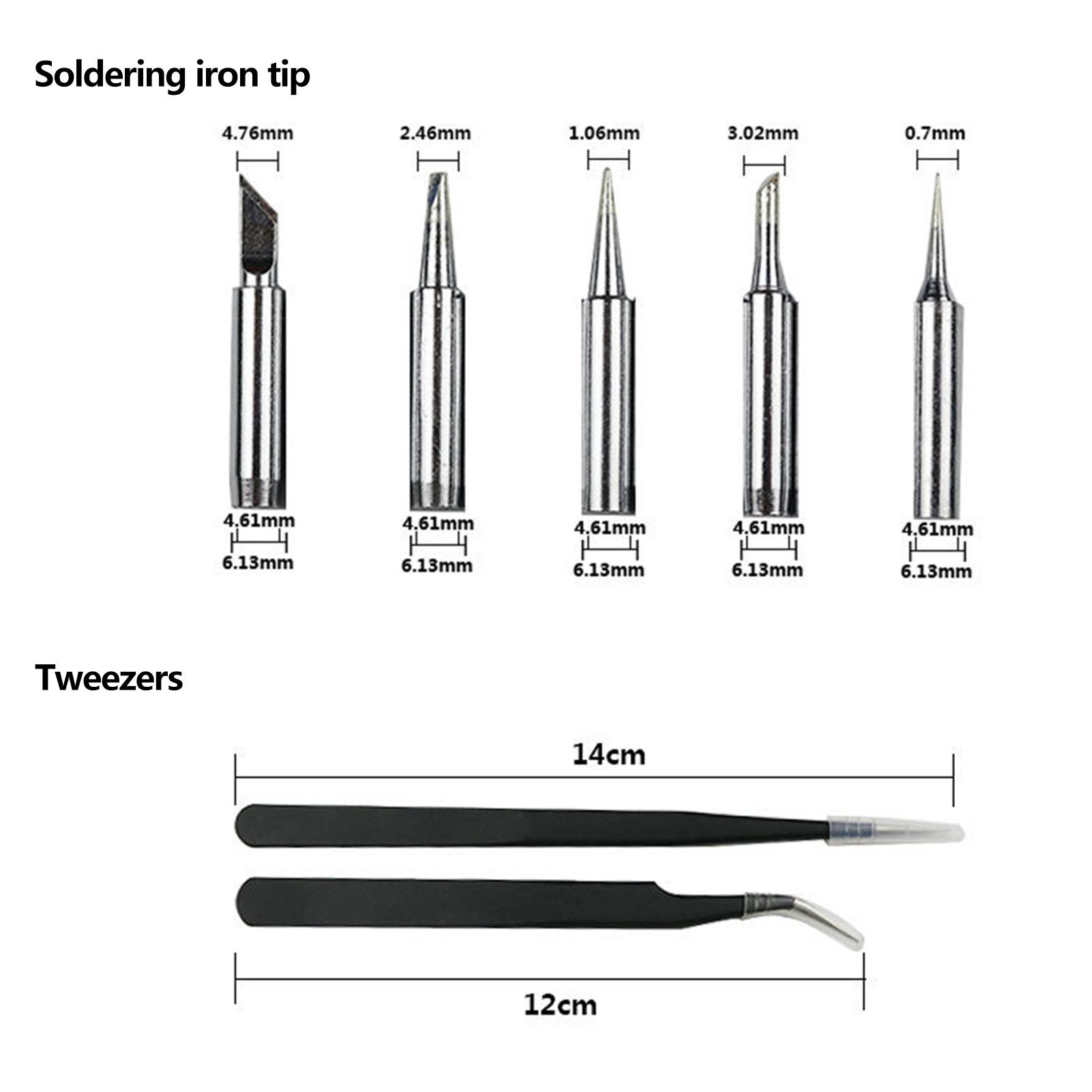 Electric Soldering Iron Set Temperature Adjustable Electric Soldering Iron Welding Tool Kit