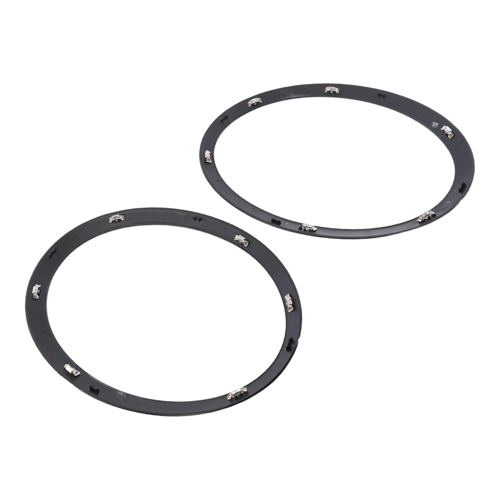 Scratch Headlight Chrome Headlight Surround ,Direct Replaces Spare Parts, Durable Accessory, Headlight Bezel