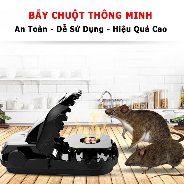 Máy Bắt Chuột, Máy Bẫy Chuột Thông Minh Tự Động Không Dùng Hóa Chất, Nhỏ Gọn Tiện Dụng, An Toàn Khi Sử Dụng