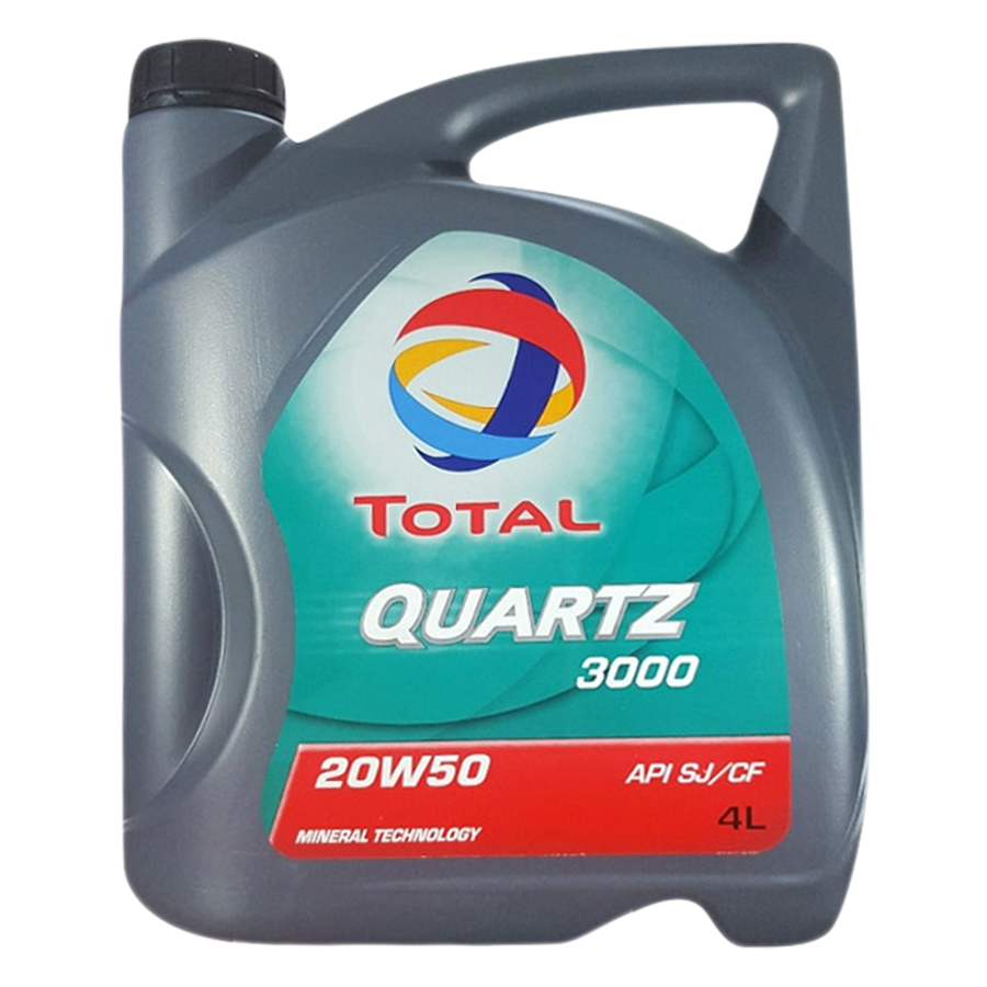 Nhớt Xe Ô Tô Total Quartz 3000 Sae 20W50 (4L)